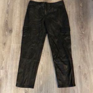 Club Monaco leather pants